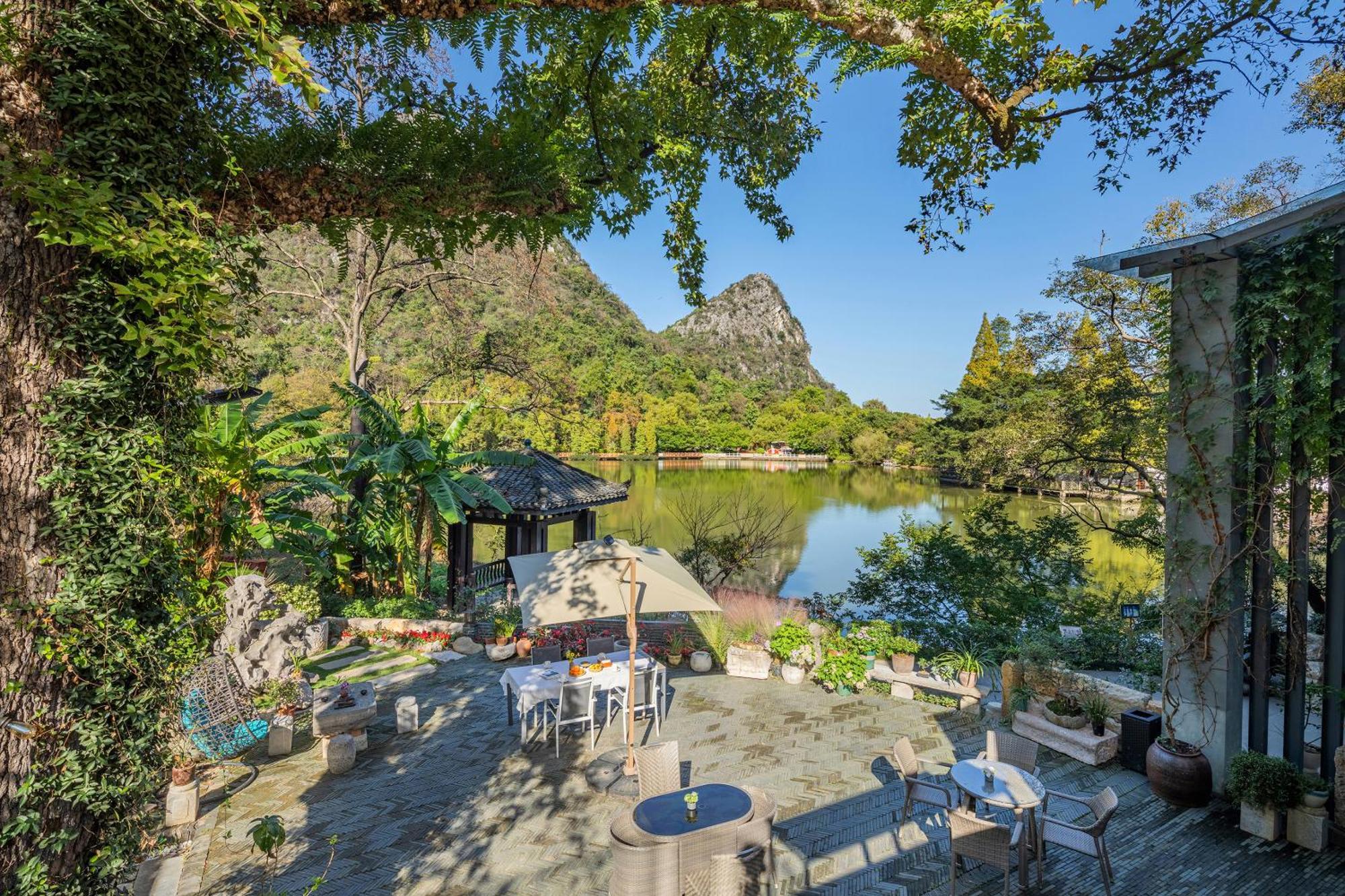 Guilin Heshe Lakeside Resort Exterior foto