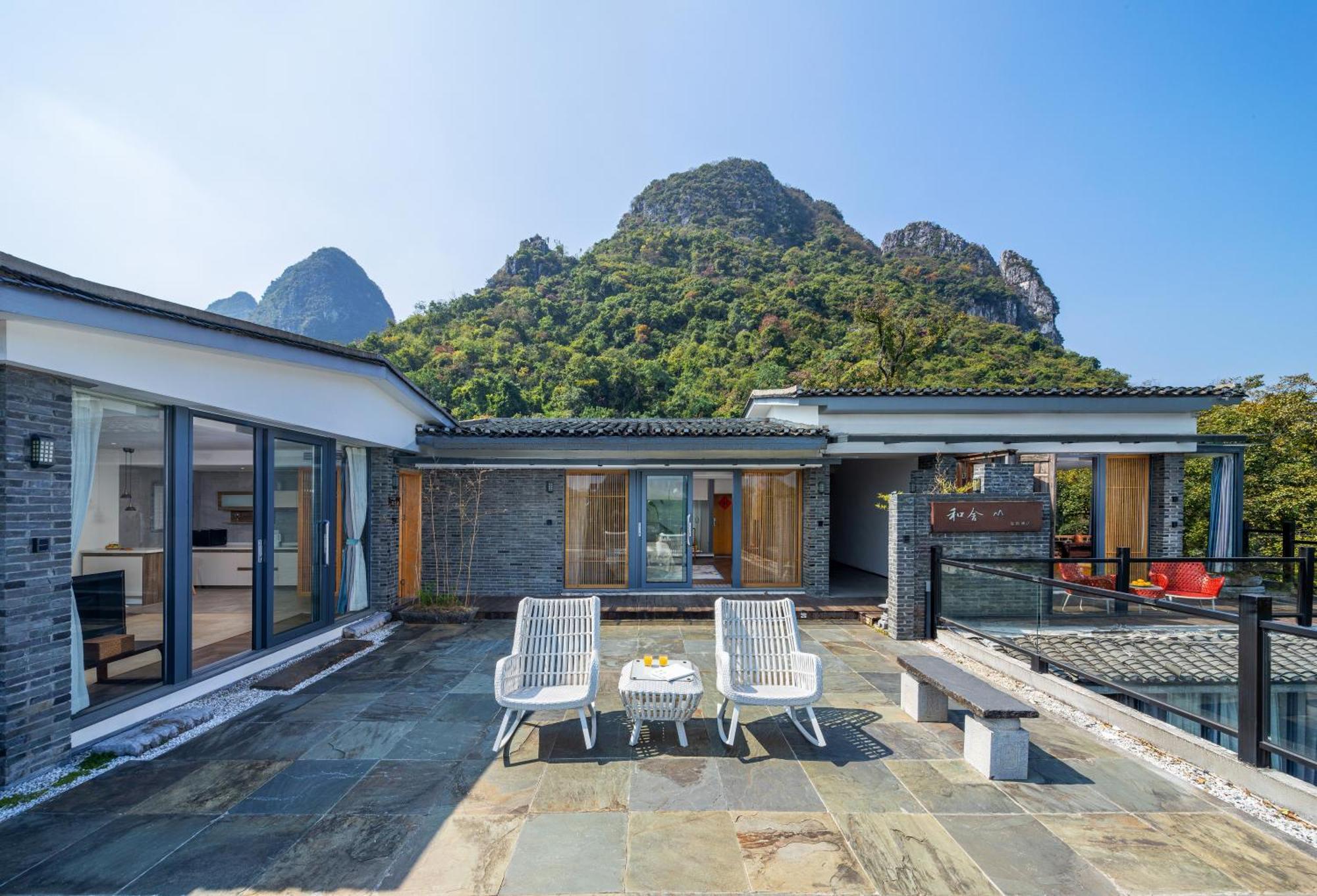 Guilin Heshe Lakeside Resort Exterior foto