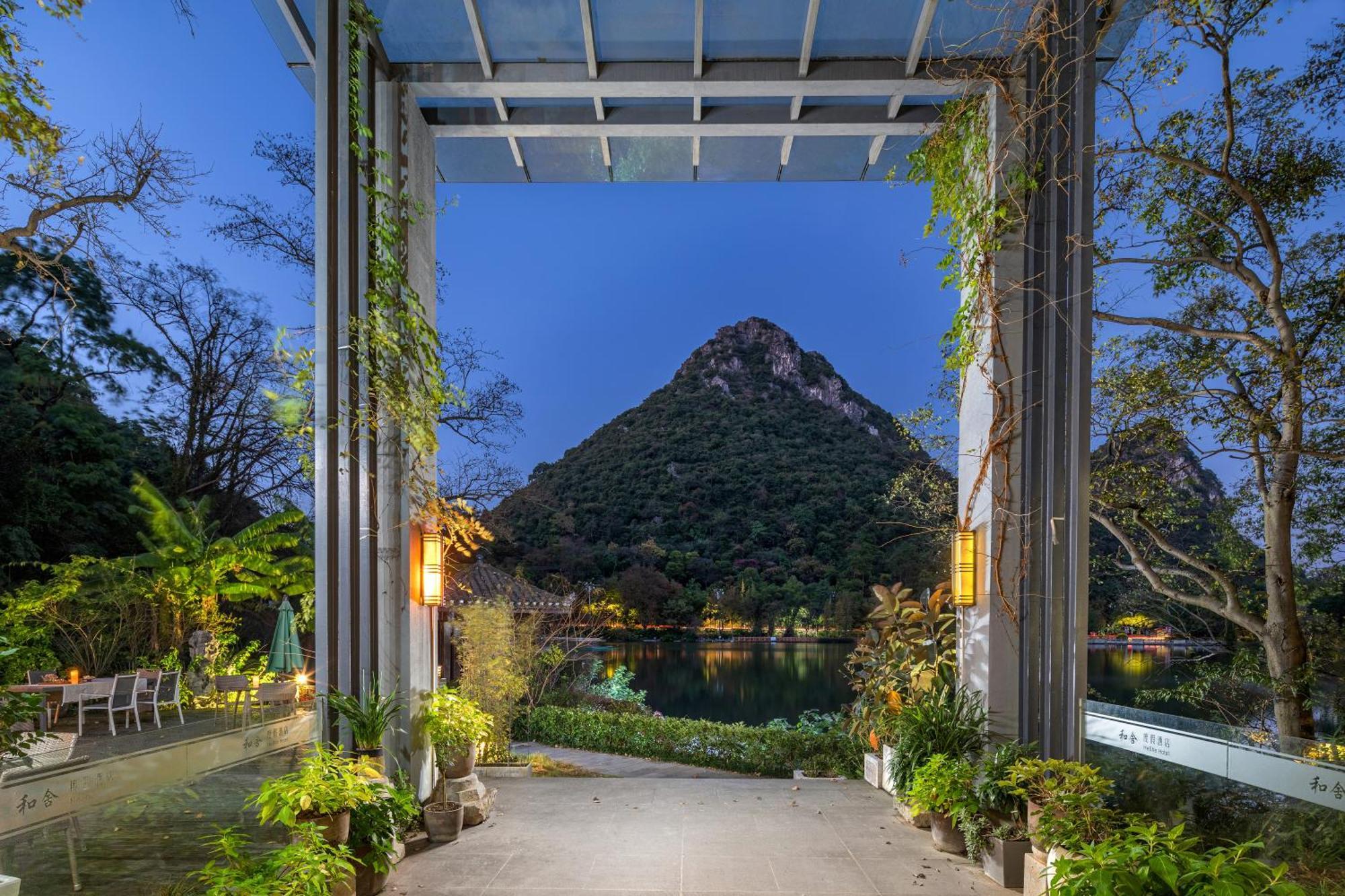 Guilin Heshe Lakeside Resort-Free Pick Up Service Stay Two Nights Exterior foto
