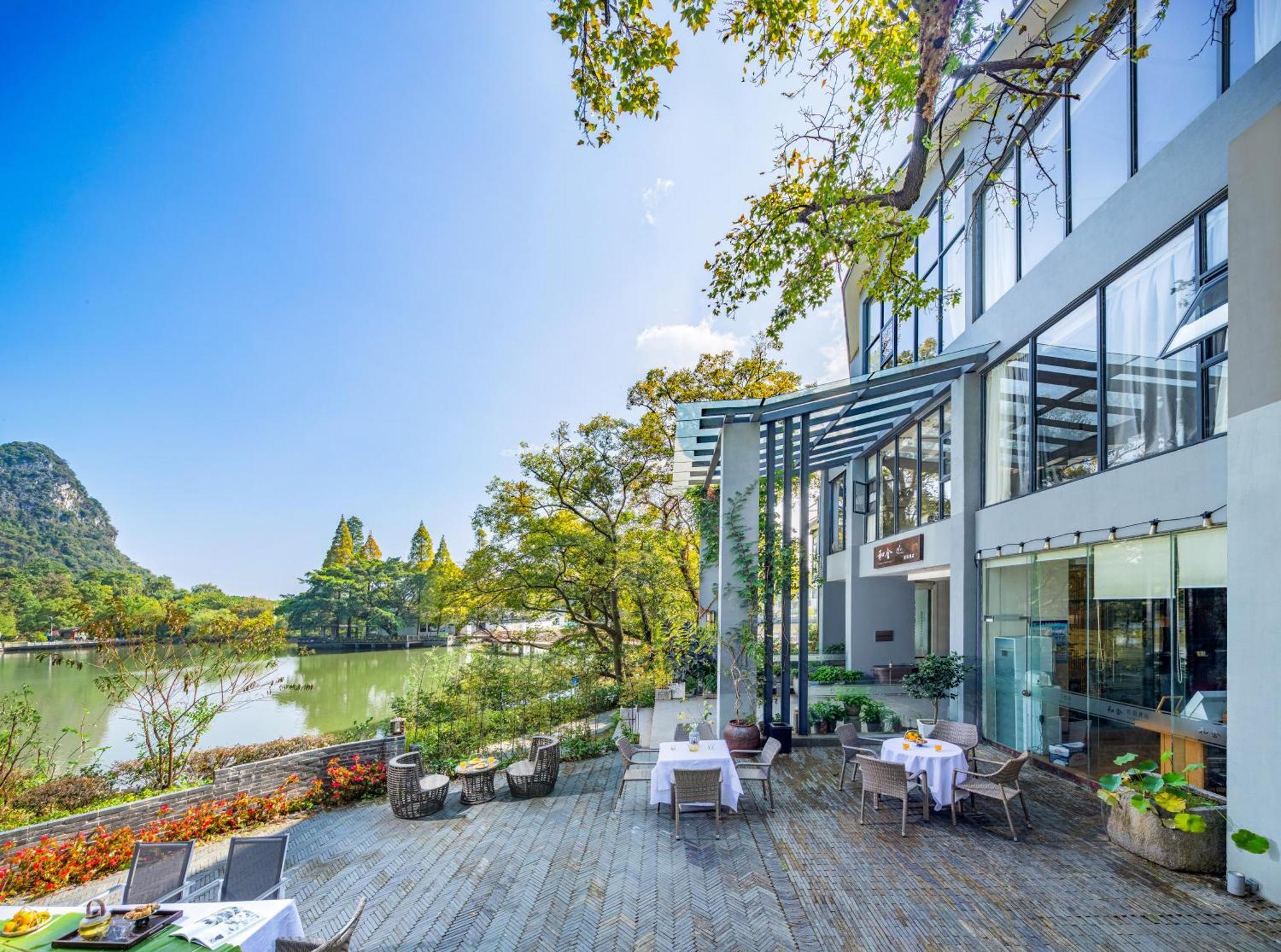 Guilin Heshe Lakeside Resort-Free Pick Up Service Stay Two Nights Exterior foto
