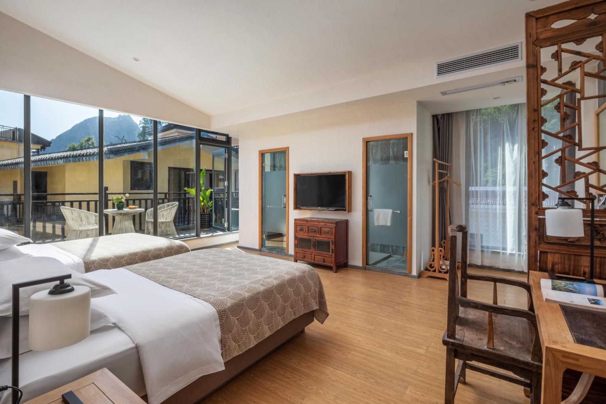 Guilin Heshe Lakeside Resort-Free Pick Up Service Stay Two Nights Exterior foto