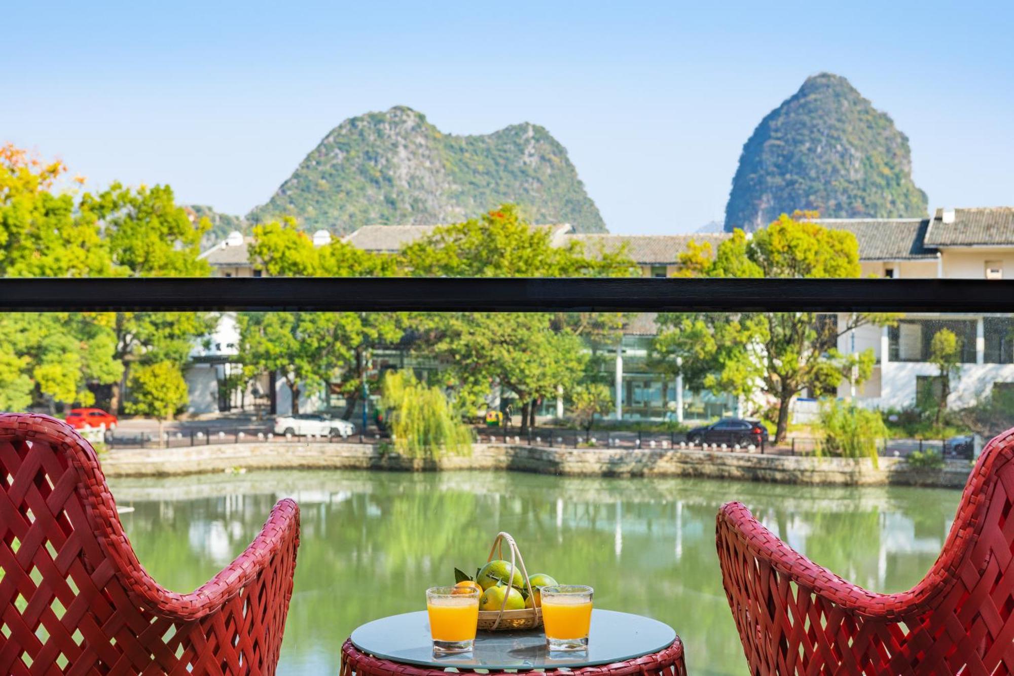 Guilin Heshe Lakeside Resort Exterior foto