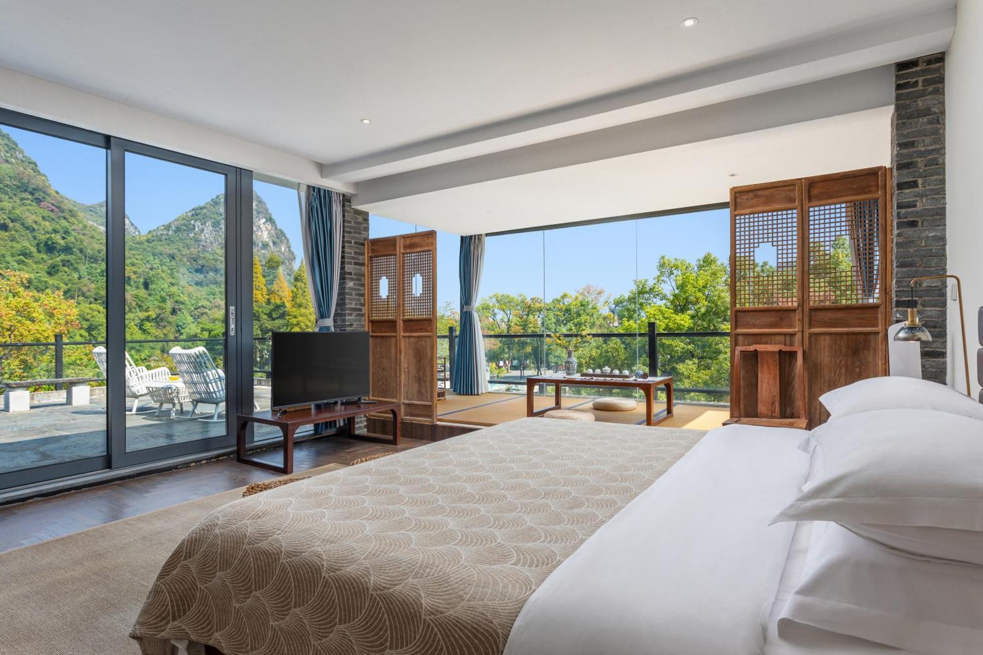 Guilin Heshe Lakeside Resort-Free Pick Up Service Stay Two Nights Exterior foto