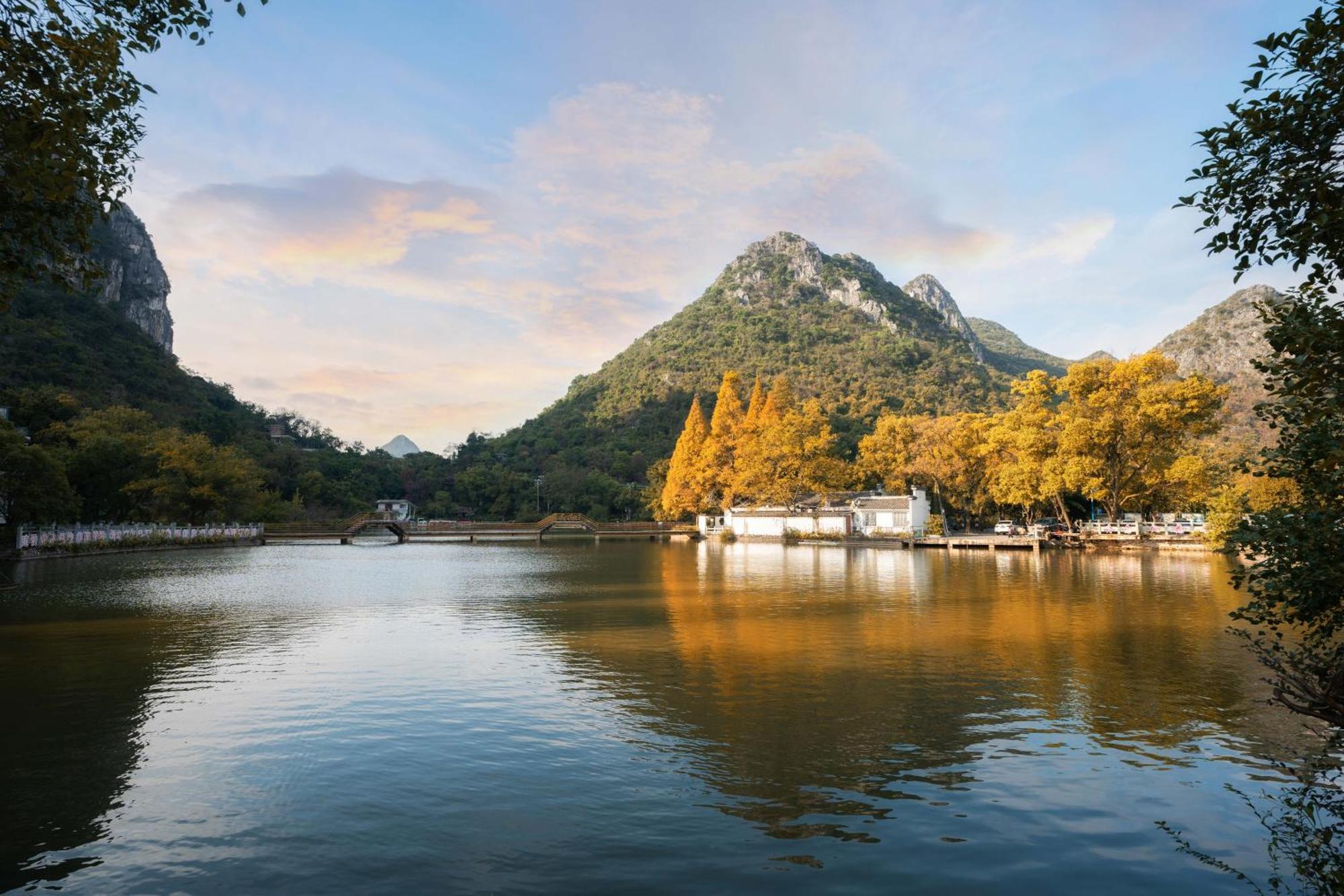 Guilin Heshe Lakeside Resort-Free Pick Up Service Stay Two Nights Exterior foto